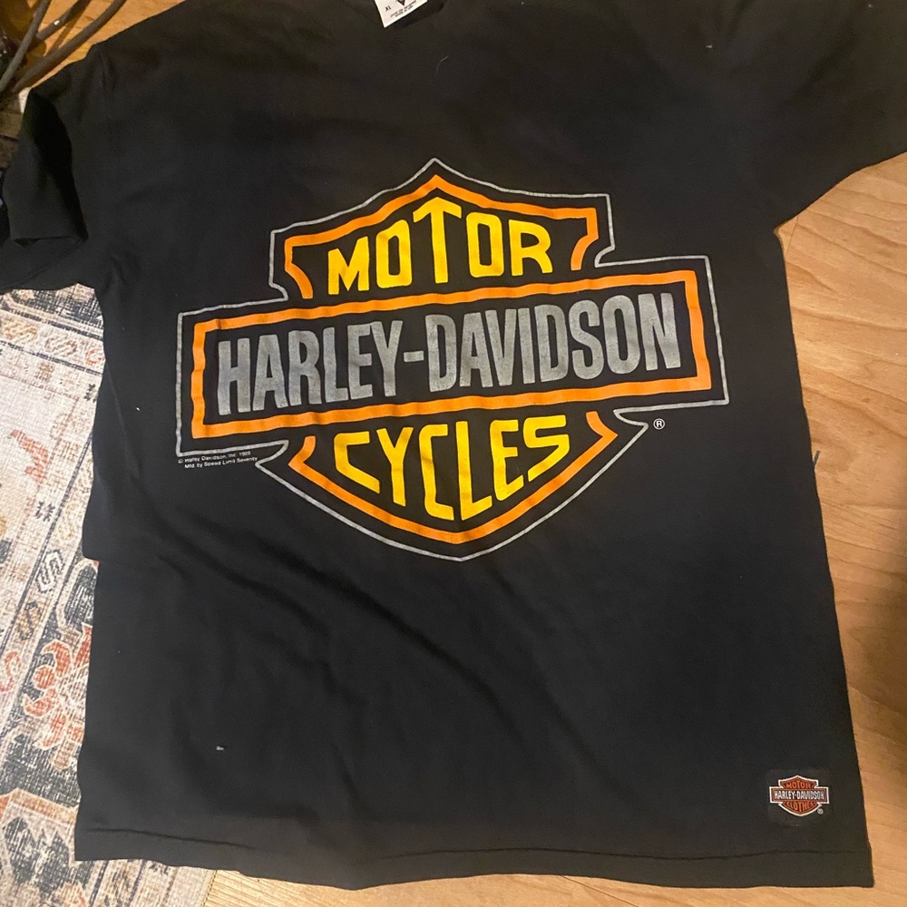Vintage 1989 Harley-Davidson Logo Tee